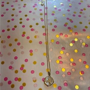 Gold Initial 'A' Pendant Necklace - Elegant Monogram Jewelry